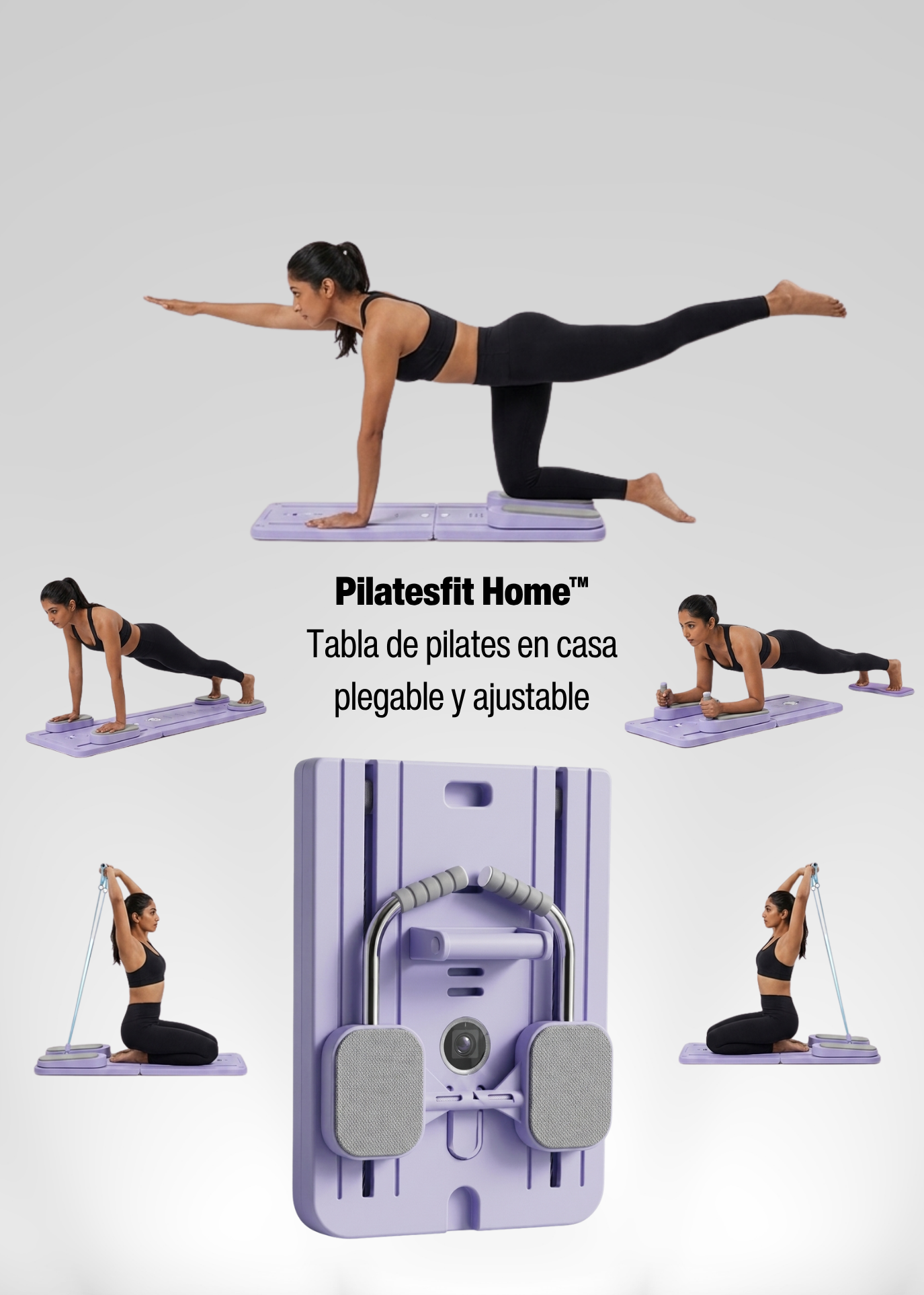 PilatesFit Home™ Tablero plegable para pilates en casa